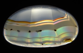 Montana Moss Agate w/Rainbow Iris from Yellowstone River Alluvial Gravels, Montana, USA [db_pics/pics/RMA108-image.JPG]