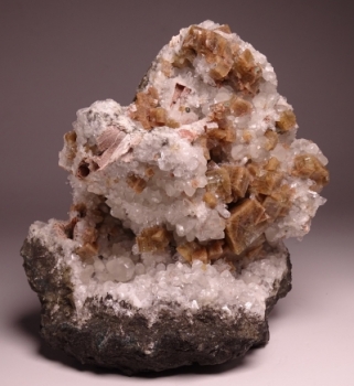 Chabazite with Calcite on Matrix from West Peterson, New Jersey [db_pics/pics/batch_300DSC01388.jpg]